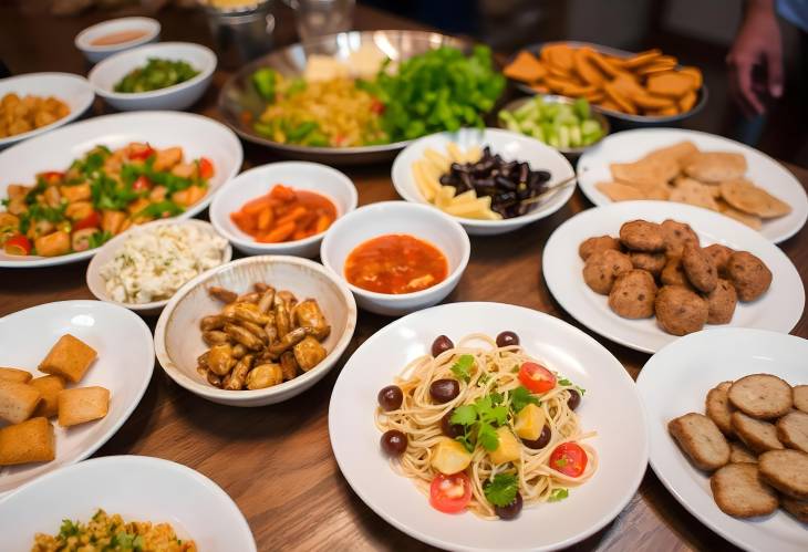 A Feast of Salads, Pasta, and Appetizers